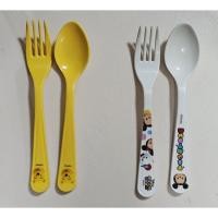 ราคา ชุดช้อนส้อม เมลามีน ลายการ์ตูน (51553037672)
