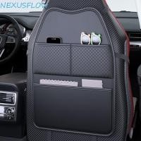 ราคา NEXUSFLOW รถที่นั่ง Kick Proof Pad, PU Multi-functional Car Seat Protection Cover, Wear-Resistant แขวนผู้ถือแท็บเล็ตพร้อมกระเป๋า Auto Seat Back Storage Bag อุปกรณ์เสริมในรถยนต์ (56905416135)