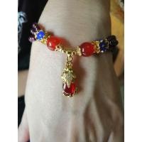 ราคา สร้อยข้อมือปี่เซียะ​ รุ่นดูดทรัพย์​ (ตัวปี่เซียะเป็นเพชรมณีใต้น้ำ​ ร้อยด้วยเม็ดทับทิมแดง)​ (1992777739)