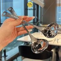 ราคา PAพลั่วด้ามยาวสเตนเลสลายเกล็ดปลา กระบวกตักซุป กระบวยสแตนเลส กระบวยลวกสุกี้ กระบวยมีรู กระบวกตักซุป ทัพพีสแตนเลส (25239575958)