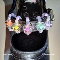 ราคา สายรัดรองเท้า/แหวนลูกปัดตกแต่งนักเรียนจี้ดอกไม้น่ารักๆ (44400642019)