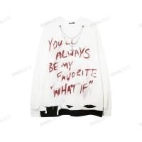 ราคา เสื้อแขนยาวปลอมแบบสองชิ้นสำหรับทั้งผู้ชายและผู้หญิง ออกแบบลายกราฟิตี้และพิมพ์ตัวอักษร สไตล์ฮิปฮอปตามแฟชั่นยุคใหม่ (57704067432)