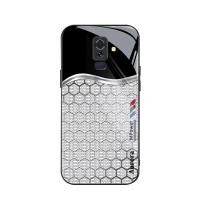 ราคา สําหรับ Samsung Galaxy A6 Plus & Samsung J8 2018 , ตารางรังผึ้งสีเงิน, บุคลิกภาพอินเทรนด์, เคสป้องกันโทรศัพท์ป้องกันการตก (42204559734)