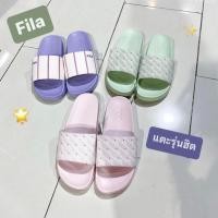 ราคา Size.40 [ลิขสิทธิ์แท้จากชอป] SALE2023,,มาใหม่(ราคาป้าย 690) FILA Tesoro รองเท้าแตะผู้หญิง (22920544269)