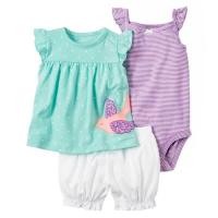 ราคา Nlc 1 Set Carters baby Girls Birds Tosca 3in1 Set - 3 ชิ้น (9022542146)