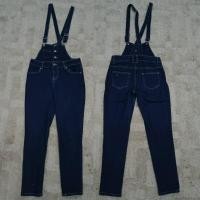 ราคา ชุดเอี๊ยมยีนส์ ชุดเอี๊ยมช่าง ชุดเอี๊ยมแฟชั่น ชุดหมียีนส์ Jeans overalls มือ 2 ของญี่ปุ่น ไซส์ M 64-91 (28008105657)