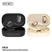 ราคา OUKU. UK28TWS หูฟังบลูทูธรุ่นใหม่2025.wireless bluetooth headset Intelligent noise reduction without sound สีดำ ทอง (27614146113)