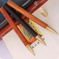 ราคา ปากกาลูกลื่น FAVOR ปากกาเจลหมึกสีดํา 0.5 มม. แห้งเร็ว เครื่องเขียนวินเทจ ปากกาเขียนร่างกายไม้ สํานักงานโรงเรียน (49055007219)