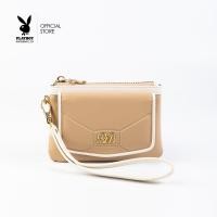ราคา PLAYBOY รุ่น Pursey coin purse กระเป๋าสตางค์ใส่เหรียญใบสั้น รหัสST-CB251PB108 ดีไซน์หน้าจดหมายฝาพับ (28478173133)