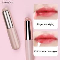 ราคา KTH Silicone Lip Brush Angled CONCEALER Makeup Brush Tool Portable Round Like Fingertips Q Soft Lip Brush CONCEALER Brush Hot (23587660960)