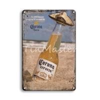 ราคา Wall Art CORONA พิเศษโลหะดีบุกป้าย Vintage เบียร์โปสเตอร์ตกแต่งแผ่น Pub Bar Decor แผ่น Skull ป้ายโลหะสติ๊กเกอร์ติดผนัง 23 0515 มม. (40977711830)