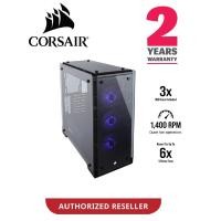 ราคา Corsair Crystal Series 570X RGB TG Steel ATX Mid Tower PC Gaming Dekstop Case Black CC-9011098-WW (41427287181)
