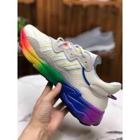 ราคา Adidas Originals Pride Ozweego Adiprene Rainbow Series ผู้ชายและผู้หญิง EG1076 EUR36-44 แฟชั่น (25404070735)