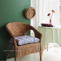 ราคา เบาะนั่งสมาธิ เบาะรองนั่ง เบาะพนักพิง ผ้าแคนวาส มีตัวเลือกเชือกผูกกันลื่น สไตล์ญี่ปุ่น minimal บรรจุใยโพลีเอสเตอร์เกรด (27606111970)