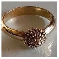 ราคา แหวนทองเหลืองแท้ลายดอกไม้ แหวนหมั้น แหวนคู่รัก #ฟรีค่าส่ง (17099626734)