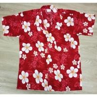 ราคา เสื้อฮาวาย ลายดอกลีลาวดี สีแดง (16394007636)