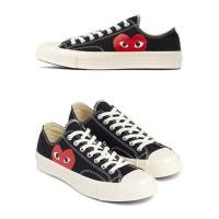 ราคา [จัดส่งตลอด 24 ชั่วโมง] Converse x CDG Play All Star 1970s รองเท้าสำหรับผู้ชายและผู้หญิง (26837963149)
