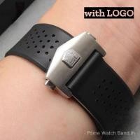 ราคา 20 มม.22 มม.24 มม.นาฬิกาสร้อยข้อมือสําหรับ TAG HEUER GRAND CARRERA AQUARACER สายรัดข้อมือซิลิโคนอ่อนนุ่มผู้ชาย Watc สายคล้องยางนาฬิกาโซ่ (55552634253)