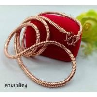 ราคา สร้อยคอเกล็ดงู2บาทเศษนาคแท้ไม่ดำ (29654916205)