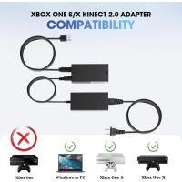 ราคา อะแดปเตอร์ Kinect สําหรับ Xbox One S, Xbox One X, และ Windows 10/8.1/8 PC Kinect 2.0 Sensor AC Adapter แหล่งจ่ายไฟ (41610590426)