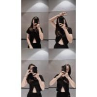 ราคา กางเกงขายาว+เสื้อครอป (22652820960)