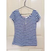 ราคา เสื้อยืด แขนสั้น ลายขวาง (20694983887)
