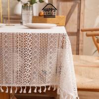 ราคา HAPPY HOMLIV ผ้าปูโต๊ะลูกไม้สีขาวฝรั่งเศสโต๊ะกาแฟเสื่อโต๊ะสี่เหลี่ยมผ้าปูโต๊ะ (28484248150)