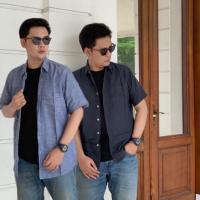 ราคา UNIQLO LINEN SHORTSLEEVE SHIRTS (29125180153)