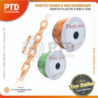 ราคา รอกโซ่พลาสติก 8 มม. x 25 ม. กรวยจราจร / โซ่พลาสติก ไม่ใช่ ยี่ห้อ (50800739915)