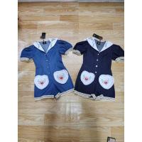 ราคา (xl,2xl) จั๊มสูทขาสั้น จั๊มกางเกงขาสั้น คอปกกะลาสี งานปักสวยๆ งานป้าย queen brand (23441858420)