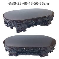 ราคา ฐานบอนไซขายส่งรูปไข่รูปปั้นรูปปั้นรากแกะสลักเครื่องประดับแจกันไม้เนื้อแข็งสามารถขุดสล็อตฐานไม้ เก่า2 (53801902552)