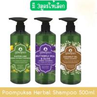 ราคา Poompuksa Herbal Shampoo 500ml ภูมิพฤกษา แชมพู สมุนไพร 500มล.{1ขวด} (43906684727)