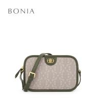 ราคา Bonia Dark Green Nubia Monogram Small Crossbody Bag Beg Silang Badan (41975910247)