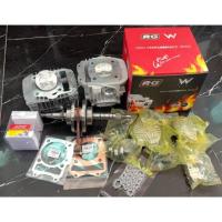 ราคา (กลาง) ชุดฝางาน RG+เสื้อ ลูก57-59 ชัก5-ชัก7 4V พร้อมข้อเหวี่ยงชัก5 ก้านGTO ครบชุด (27530037208)