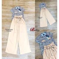ราคา S M มือ1 BELLITA ชุดเซ็ตเสื้อลายเสือ ใส่หรูสุดๆ ป้าย BELLITA (24552047827)