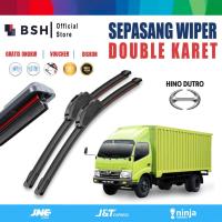 ราคา Hino Dutro Double Wiper Blade ยางทําความสะอาดกระจกรถยนต์ 1 ชุดซ้ายและขวา (52452931466)
