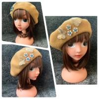 ราคา 02 หมวกเบเรต์ หมวกไหมพรม งานแฮนด์เมด (Handmade) (6364427571)