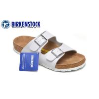 ราคา BIRKENSTOCK Arizona Soft Footbed Vintage white Unisex（ของแท้ 100 %） (40327955071)