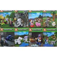 ราคา เลโก้มายคราฟ ตัวต่อมายคราฟ 8 in 1 ชุด SX18 1 ชุด 8 กล่อง (4174707664)