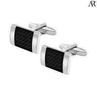 ราคา ANGELINO RUFOLO Cufflink(คัฟลิงค์) ดีไซน์ Dimension Square กระดุมข้อมือคัฟลิ้งโรเดียมคุณภาพเยี่ยม สีเงิน,สีดำ (4351479284)