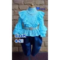 ราคา ลดราคาวันเดียว ชุดไทยเด็กผู้หญิง ไซส์M (4-5ปี) ชุดไทยร.5 ลูกไม้นิ่ม (21395074861)