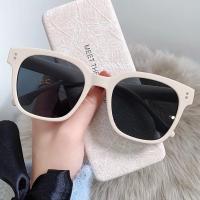 ราคา แว่นกันแดดทรงกรอบขนาดใหญ่สําหรับผู้หญิง / กระจกทรงเหลี่ยมย้อนยุค (40616182235)