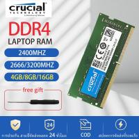 ราคา Crucial Laptop RAM DDR4 ﻿4/8/16GB 2400/2666/3200MHZ SODIMM memory for notebooks (24531531317)