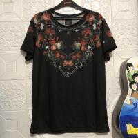 ราคา เสื้อยืดหัวกะโหลกลายดอกไม้ Zara man branded เสื้อยืด unisex preloved top (22426210164)