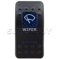 ราคา WIPER 7Pin On Off On 12V 20A Blue LED กันน้ํารถสวิทช์บาร์ ARB Push Rocker สลับสวิทช์ไฟ LED Swithes (51250785003)