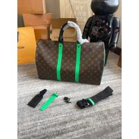 ราคา Louis Vuitton สไตล์ใหม่ สำหรับผู้ชายและผู้หญิง กระเป๋าเดินทางขนาดกะทัดรัด สะพายสบาย (52904352091)