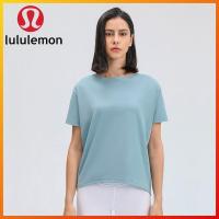 ราคา Lululemon ใหม่ฤดูใบไม้ผลิและฤดูร้อน เสื้อยืดแขนสั้นใส่สบาย มีสไตล์ เหมาะสำหรับโยคะและการใช้งานหลากหลาย (52802299515)