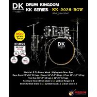 ราคา กลองชุด 5 ใบ DK DRUM KINGDOM KK-2026 Drum Set พร้อมฉาบแฉ,ไฮแฮท,เก้าอี้,กระเดื่องเดี่ยว (53251285393)