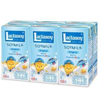 ราคา แลคตาซอย นมถั่วเหลือง UHT รสหวาน 125 มิลลิลิตร (แพ็ค6) (11631736983)
