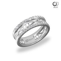 ราคา Zilvy - แหวนหญิงเพชรน้ำร้อย 0.30 กะรัต (GR681) (8860229406)